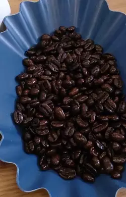 Una tramoggia di caffè in grani più grande